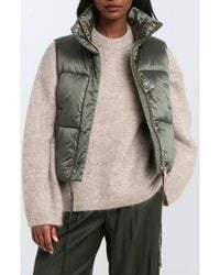 Noize - Cropped Puffer Vest - Lyst