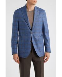 Jack Victor - Hampton Deco Plaid Wool & Silk Blend Sport Coat - Lyst