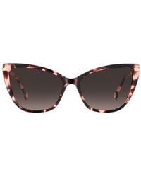 Carolina Herrera - 55Mm Gradient Rectangular Sunglasses - Lyst