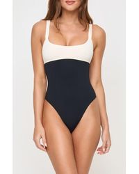 LSPACE - Descanso Colorblock One-Piece Swimsuit - Lyst