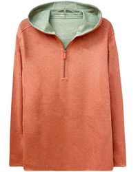Nicoby - Reversible Quarter Zip Hoodie - Lyst