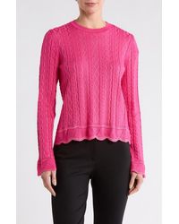 Missoni - Textured Knit Crewneck Sweater - Lyst
