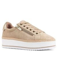 Donald J Pliner - Side Zip Platform Sneaker - Lyst