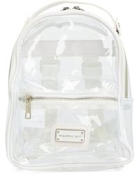 Madden Girl - Clear Vinyl Mini Backpack - Lyst