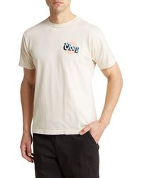Obey - Logo Organic Cotton Graphic T-shirt - Lyst