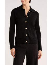 Bruno Magli - Merino Wool Cardigan Jacket - Lyst