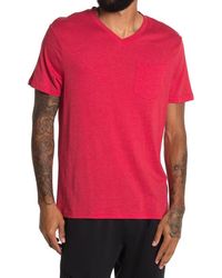 Xray Jeans - Cotton-Blend Patch Pocket V-Neck Tee - Lyst