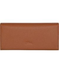 Longchamp - Le Foulonne Leather Continental Wallet - Lyst
