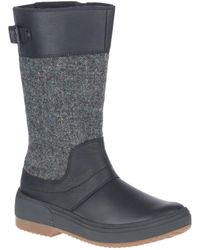 merrell haven tall buckle strap boot