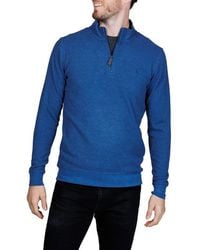 Tailorbyrd - Quarter Zip Cozy Knit Pullover - Lyst