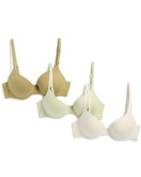 Danskin - Assorted 3-Pack Bonded Microfiber Bras - Lyst