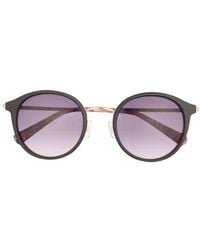 Ted Baker - 51Mm Round Sunglasses - Lyst