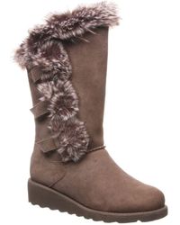 bearpaw women's hayden winter wedge boot