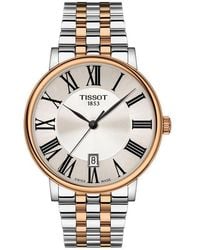 Tissot - T-Classic Carson Quartz Bracelet Watch, 40Mm - Lyst