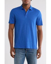Vince - Short Sleeve Slub Polo - Lyst
