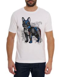 Robert Graham - Paisley Frenchie Cotton Graphic T-shirt - Lyst