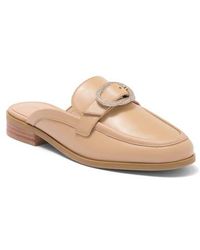 Stuart Weitzman - Crystal Buckle Mule - Lyst