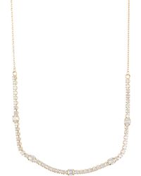 Nordstrom - Cubic Zirconia Frontal Necklace - Lyst