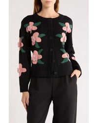 Love By Design - 3D Peony Cardigan - Lyst