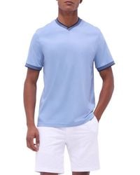 Bugatchi - Pima Cotton V-Neck T-Shirt - Lyst
