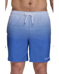 Calvin Klein - Core Volley Gradient Dot Swim Trunks - Lyst