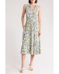 Melrose and Market - Sleeveless Ruffle Hem Dress - Lyst