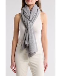 La Fiorentina - Cashmere & Wool Blend Wrap - Lyst