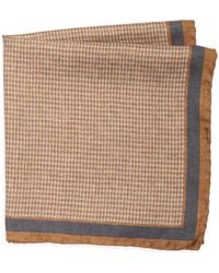 BOSS - Houndstooth Pocket Square - Lyst