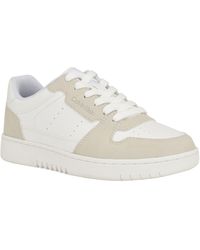 Calvin Klein - Hattea Round Toe Lace Up Casual Sneakers - Lyst