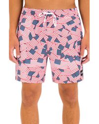 Hurley - Cannonball Volley Swim Trunks - Lyst