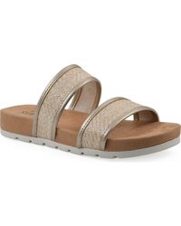 White Mountain - Tropical Slide Sandal - Lyst