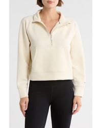 DKNY - Highline Ribbed Half-Zip Pullover - Lyst