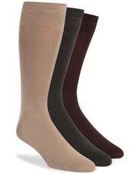 Lorenzo Uomo - Assorted 3-Pack Crew Socks - Lyst