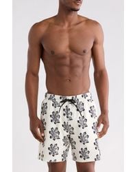 Volcom - Manic Print Swim Shorts - Lyst