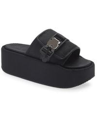 DKNY - Vizer Platform Slide Sandal - Lyst
