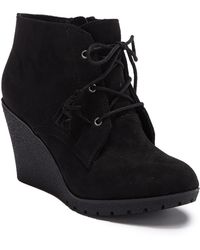 mia baylie wedge bootie
