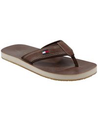 mens flip flops tommy hilfiger