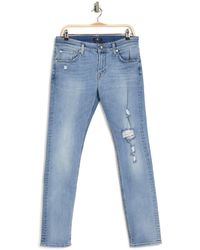 7 For All Mankind - Paxtyn Clean Pocket Slim Fit Jeans In Manchstr At Nordstrom Rack - Lyst