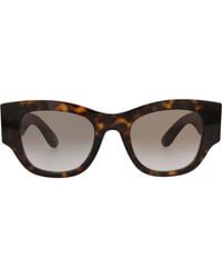 McQueen - 50Mm Gradient Square Sunglasses - Lyst