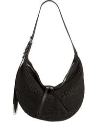 Rag & Bone - Spire Straw Hobo Bag - Lyst