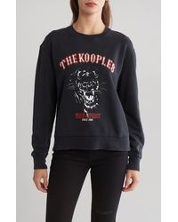 The Kooples - Cotton Graphic Sweatshirt - Lyst
