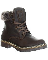 pajar gwen genuine shearling trimmed waterproof hiking boot