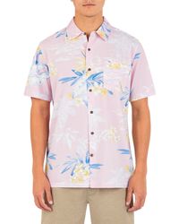 Hurley - Rincon Floral Short Sleeve Button-up Shirt - Lyst