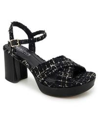 Kenneth Cole - Reeva Ankle Strap Platform Sandal - Lyst