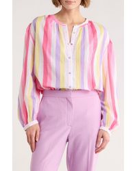 Maje - Chi Chi Stripe Button-Up Shirt - Lyst