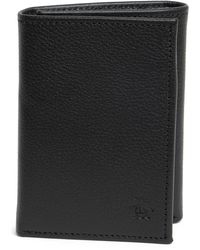 Original Penguin - Pebbled Leather Trifold Wallet - Lyst
