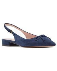Kate Spade - Suede Slingback Pointy Flats - Lyst