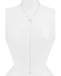 THE KNOTTY ONES - Lariat Necklace - Lyst