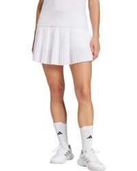 adidas - Club Pleated Climacool Tennis Skort - Lyst