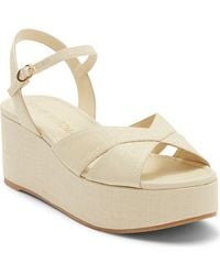 Stuart Weitzman - Carmen Midi Wedge Sandal - Lyst